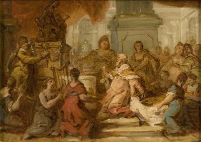 Nicolas Vleughels Nicolas VLEUGHELS  The Idolatry of Solomon china oil painting image